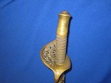 U.S. Civil War Model 1850 Foot Officers Sword Identified to "Capt. William Barwick, 173rd Ret. N.Y. Vols. - 11 of 12