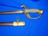 U.S. Civil War Model 1850 Foot Officers Sword Identified to "Capt. William Barwick, 173rd Ret. N.Y. Vols. - 4 of 12