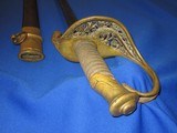 U.S. Civil War Model 1850 Foot Officers Sword Identified to "Capt. William Barwick, 173rd Ret. N.Y. Vols. - 7 of 12
