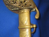 U.S. Civil War Model 1850 Foot Officers Sword Identified to "Capt. William Barwick, 173rd Ret. N.Y. Vols. - 6 of 12