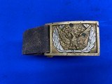 U.S. Civil War Model 1851 NCO Eagle and Wreath Buckle and Belt - 3 of 11
