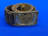 U.S. Civil War Model 1851 NCO Eagle and Wreath Buckle and Belt - 1 of 11