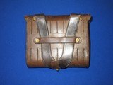 Indian War Era US Army Cavalry No. 1 Hagner Leather Cartridge Box for .50-70 Cartridges   - 3 of 12