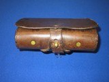 Indian War Era US Army Cavalry No. 1 Hagner Leather Cartridge Box for .50-70 Cartridges   - 7 of 12