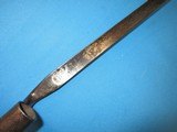 U.S. Model 1873 Springfield Trapdoor Rifle Bayonet with Scabbard, N.J. Marked - 9 of 12