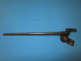 U.S. Model 1873 Springfield Trapdoor Rifle Bayonet with Scabbard, N.J. Marked - 1 of 12