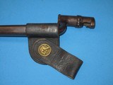 U.S. Model 1873 Springfield Trapdoor Rifle Bayonet with Scabbard, N.J. Marked - 2 of 12