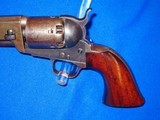 An Early & Desirable Civil War Colt Iron Strapped Model 1851 Percussion Navy Revolver With Hartford Barrel Address - 3 of 13
