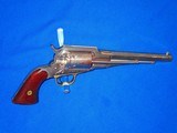 Factory Engraved Remington New Model Navy Revolver Factory Conversion To .38 Rimfire Breech Loading Cartridge - 2 of 11