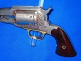 Factory Engraved Remington New Model Navy Revolver Factory Conversion To .38 Rimfire Breech Loading Cartridge - 4 of 11