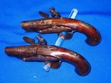 Early Circa 1790-1810 Small Pair Of French Fintlock Pistols In Very Untouched Condition!  - 2 of 11