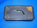 Early Civil War Smith & Wesson Model No. 1 First Issue Revolver In Its Original Gutta Percha Smith & Wesson Embossed Case In Nice Condition!  - 2 of 4