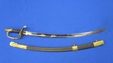 Pre-Civil War F. H. Lambert Marked Non-Regulation Officers Sword with Scabbard - 2 of 12