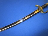 Pre-Civil War F. H. Lambert Marked Non-Regulation Officers Sword with Scabbard - 7 of 12