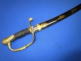 Pre-Civil War F. H. Lambert Marked Non-Regulation Officers Sword with Scabbard - 5 of 12