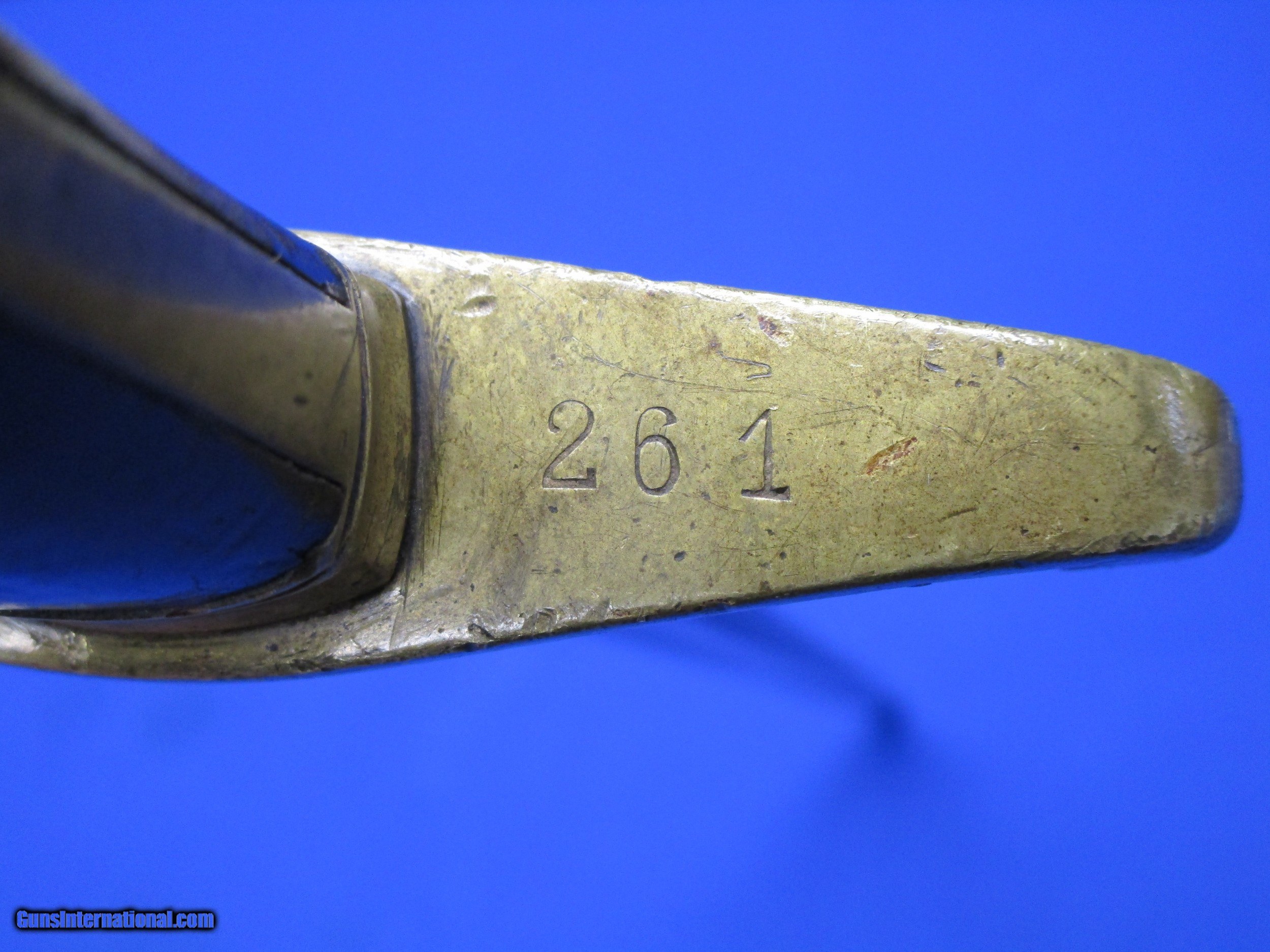 German 1880's Faschinenmesser Artillery Short Sword - Gebr