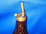 Civil War Colt Model 1851 Eagle, Cannon, Flags, and Stars Percussion Navy Powder Flask - 3 of 4