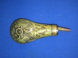 Civil War era Colt Model 1851 Navy Eagle, Cannon, Flags, and Stars Powder Flask - 4 of 9