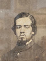 U.S. Civil War Beautiful Framed Albumen Tinned Photograph of a Cavalry NCO - 4 of 10