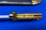 U.S.N. Civil War Military Navy Issued Model 1861 Ames Dahlgren Bowie Bayonet - 8 of 12