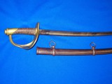 Very Scarce & Early Civil War Ames Model 1860 Cavalry Sword Dated 1860 - 1 of 4