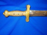 U.S. Civil War Ames Model 1832 Short Artillery Sword Dated 1855 with Its Original Two Piece U.S. Buckle And White Buffed Leather Belt Rig - 4 of 4