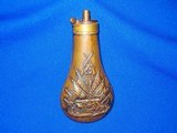 Early Civil War Colt's Patent Model 1851 Percussion Navy Revolver Powder Flask  - 1 of 4