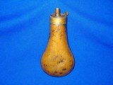 Early Civil War Colt's Patent Model 1851 Percussion Navy Revolver Powder Flask  - 2 of 4