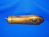 Early Civil War Colt's Patent Model 1851 Percussion Navy Revolver Powder Flask  - 4 of 4