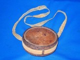 An Early and Scarce Civil War Confederate Wood Canteen With Tin Spout And Original Sling In Fine Condition - 2 of 4