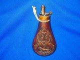An Early and Scarce Civil War Remington Dog Flask For a Remington Revolving or Other Remington Rifle  - 1 of 4