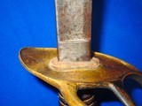 Civil War ConfederateAmes Imported Bleckman Model 1860 Cavalry Sword Dated 1861 Identified To 