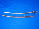 Civil War ConfederateAmes Imported Bleckman Model 1860 Cavalry Sword Dated 1861 Identified To 