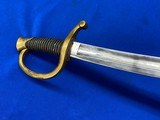 U.S. Civil War Issued Ames Model 1840 Heavy Artillery Sword Dated 1865 - 10 of 10