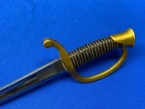 U.S. Civil War Issued Ames Model 1840 Heavy Artillery Sword Dated 1865 - 9 of 10