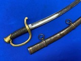U.S. Civil War Issued Ames Model 1840 Heavy Artillery Sword Dated 1865 - 4 of 10