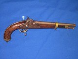 A Scarce U.S. Civil War Military Issued Springfield Model 1855 Percussion Pistol In Very Good Untouched Condition! - 1 of 12