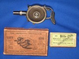 A Very Desirable Chicago Firearms Co. Protecter Palm Pistol In Its Original Picture Cardboard Box In Mint Unfired Condition! 