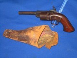 An Early And Rare Civil War Springfield Warners Patent Belt Model Revolver With Its Scarce Original Holster - 2 of 4