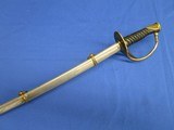 U.S. Model 1872 Cavalry Officers Sword with Scabbard - 3 of 10