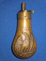 Early Civil War era Colt’s Patent 1848 Baby Dragoon Flask - 1 of 5