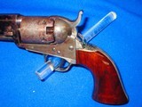 Early Civil War Percussion Colt Model 1849 Pocket Revolver With A Six Inch Barrel  - 2 of 4