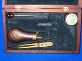 Civil War Original Factory Case And Accessories For A Colt Percussion Model 1855 Root Revolver With A Long 4 1/2 Inch Barrel  - 2 of 4