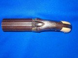 Rare 1840's To Early 1850's Pre Civil War Cased Percussion Engraved Pecare & Smith Ten Shot Pepperbox Pistol With Scarce Silver Nipple Shield - 4 of 4