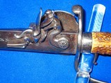 A Very Early 1700's German Flintlock Hunting Sword Pistol In Fine Untouched Condition! - 4 of 4