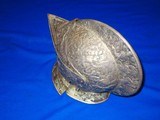 An Early and Rare, Mid 1800's Raised And Embossed Maximilian Armored Helmet Casted Directly From The Original 1500's Maximilian Helmet By A European M - 4 of 4