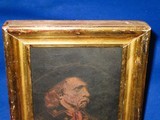 An Early And Rare Original Civil War Period Painting Of George A. Custer As a General - 2 of 4