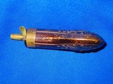 A Scarce & Early Double Sided Eagle, Shield, And Stars Powder Flask For An Early Percussion Colt Model 1855 Root Revolver Or A Remington Beals Pocket - 3 of 4