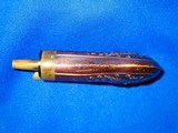 A Scarce & Early Double Sided Eagle, Shield, And Stars Powder Flask For An Early Percussion Colt Model 1855 Root Revolver Or A Remington Beals Pocket - 4 of 4