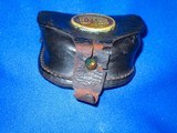 A Very Early & Scarce Civil War Confederate Cap Box With A Pre War 